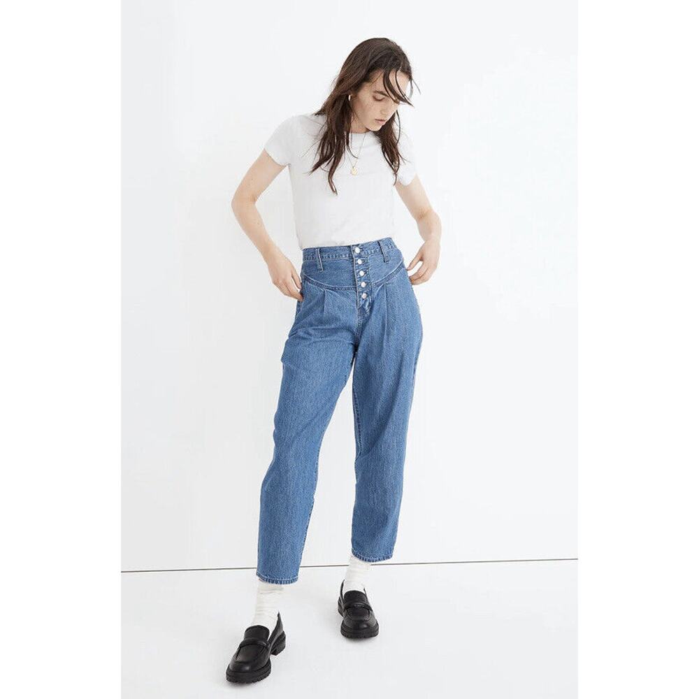 Madewell High Rise Blue Jeans Relaxed Fit
